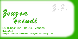 zsuzsa heindl business card